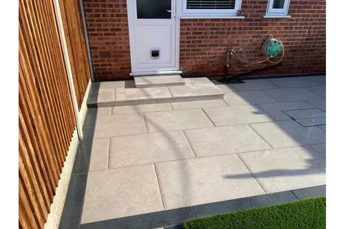 astor grey porcelain pavers charcoal plank paving patio edging idea c c agricultural services