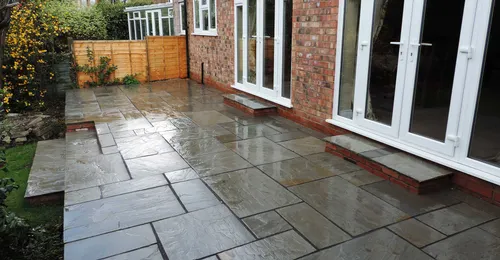 Services garden patio installation